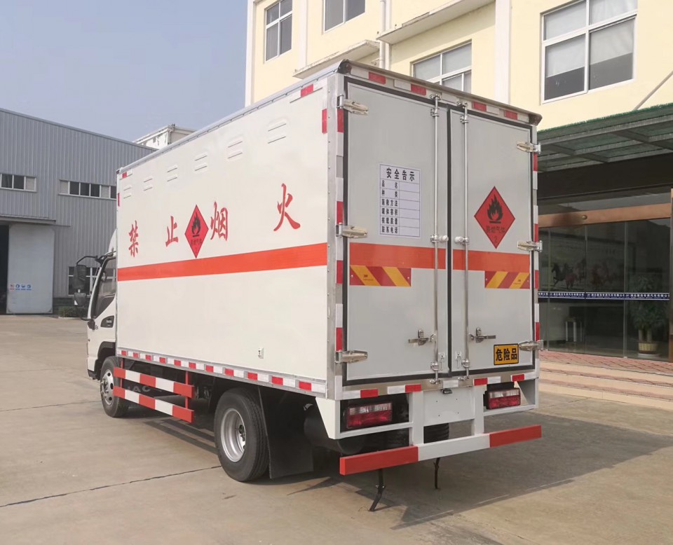 湖北程力2類江淮駿鈴4米2易燃氣體廂式氣瓶運輸車 (11)