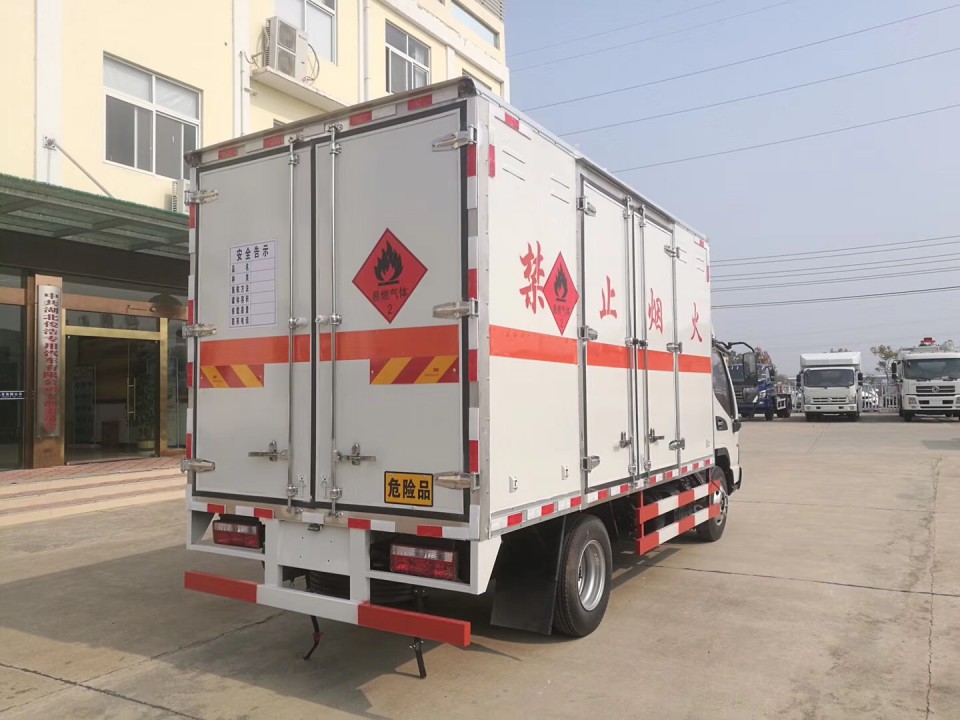 湖北程力2類江淮駿鈴4米2易燃氣體廂式氣瓶運輸車 (13)