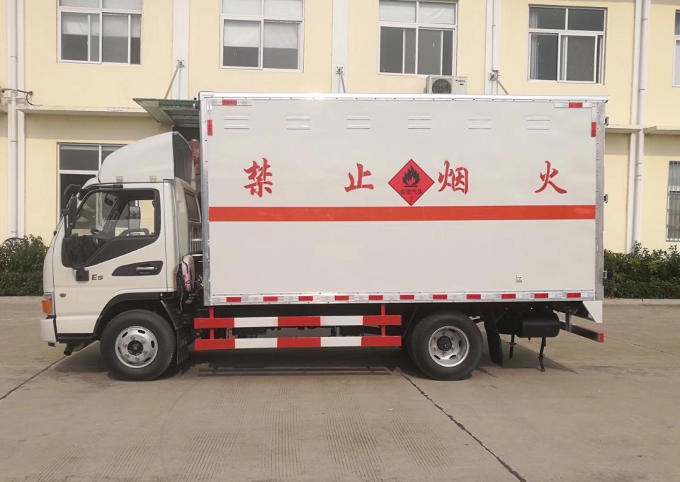 湖北程力2類江淮駿鈴4米2易燃氣體廂式氣瓶運輸車 (15)