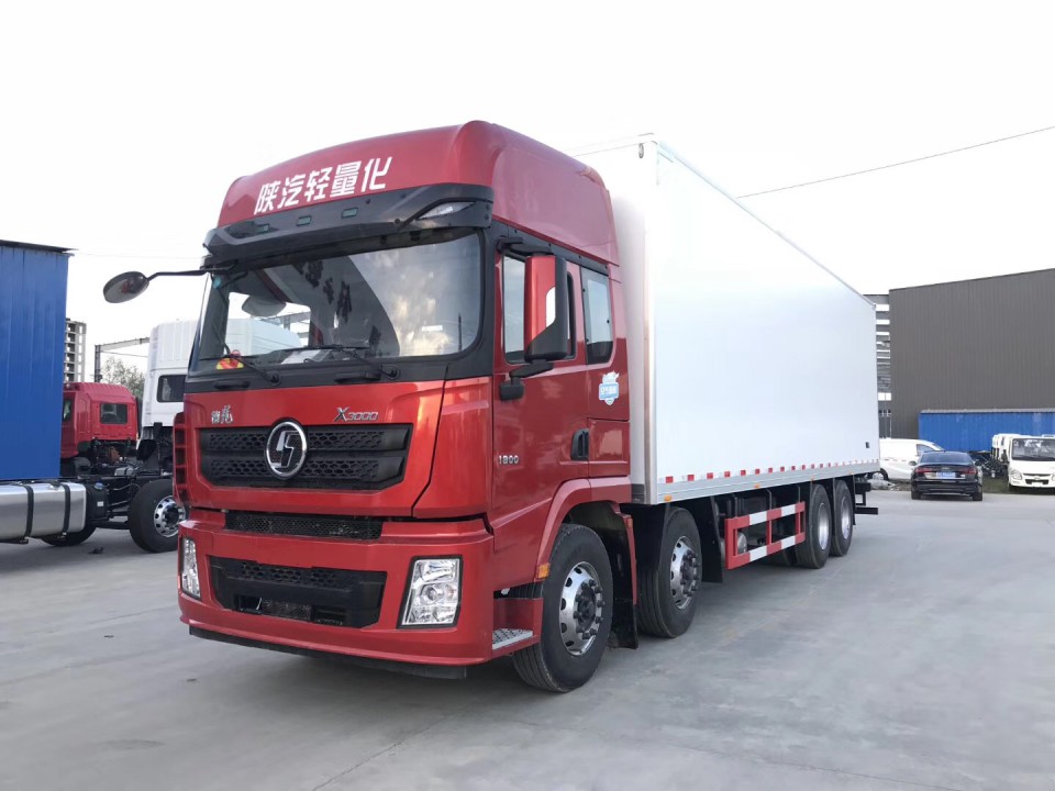 陜汽德龍X3000前四后八(氣囊)9米6冷藏車 (4)
