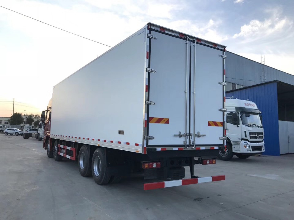 陜汽德龍X3000前四后八(氣囊)9米6冷藏車 (7)